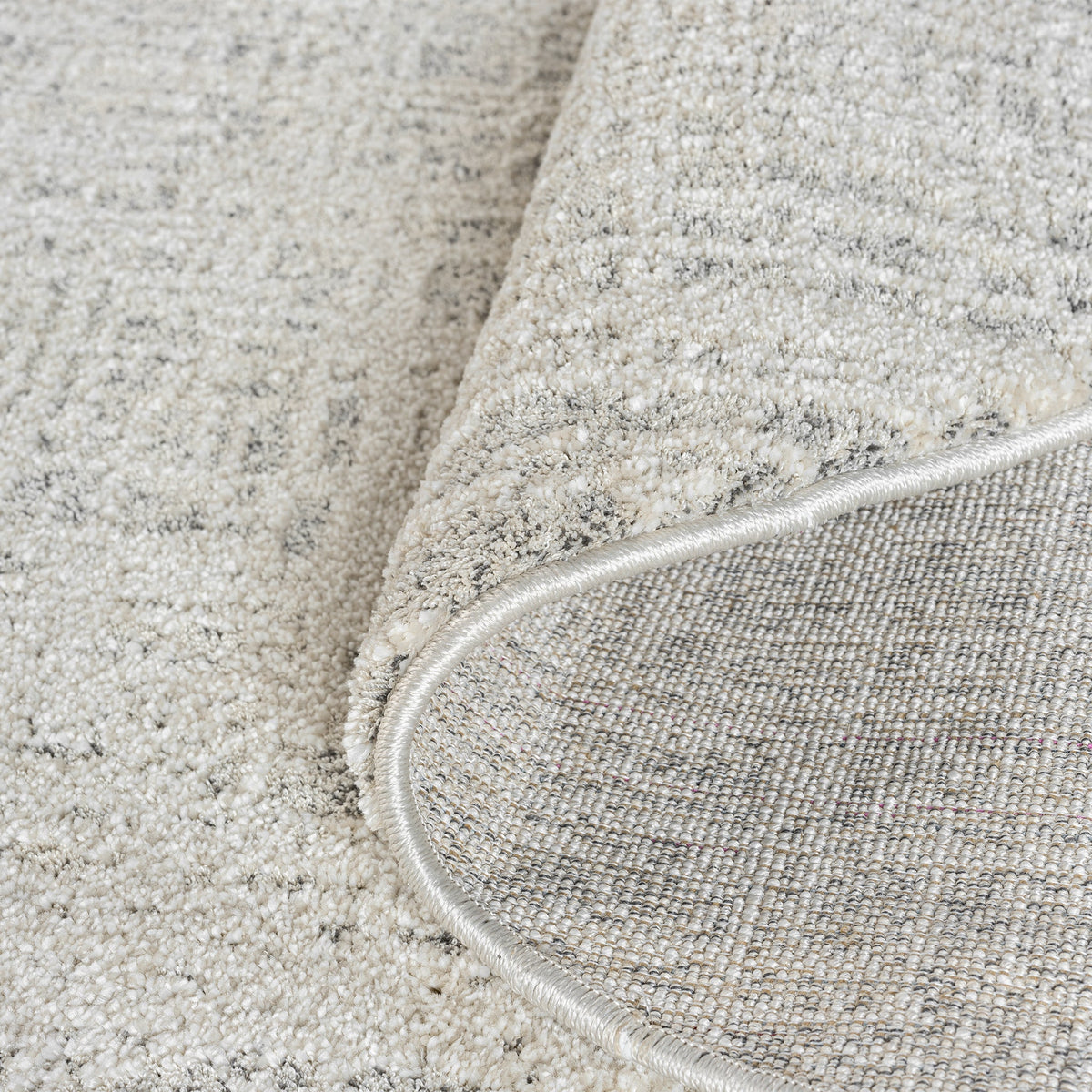 Nature 497 Linen Modern Round Rug