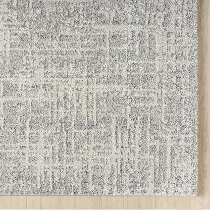 Nature 497 Linen Modern Hallway Runner