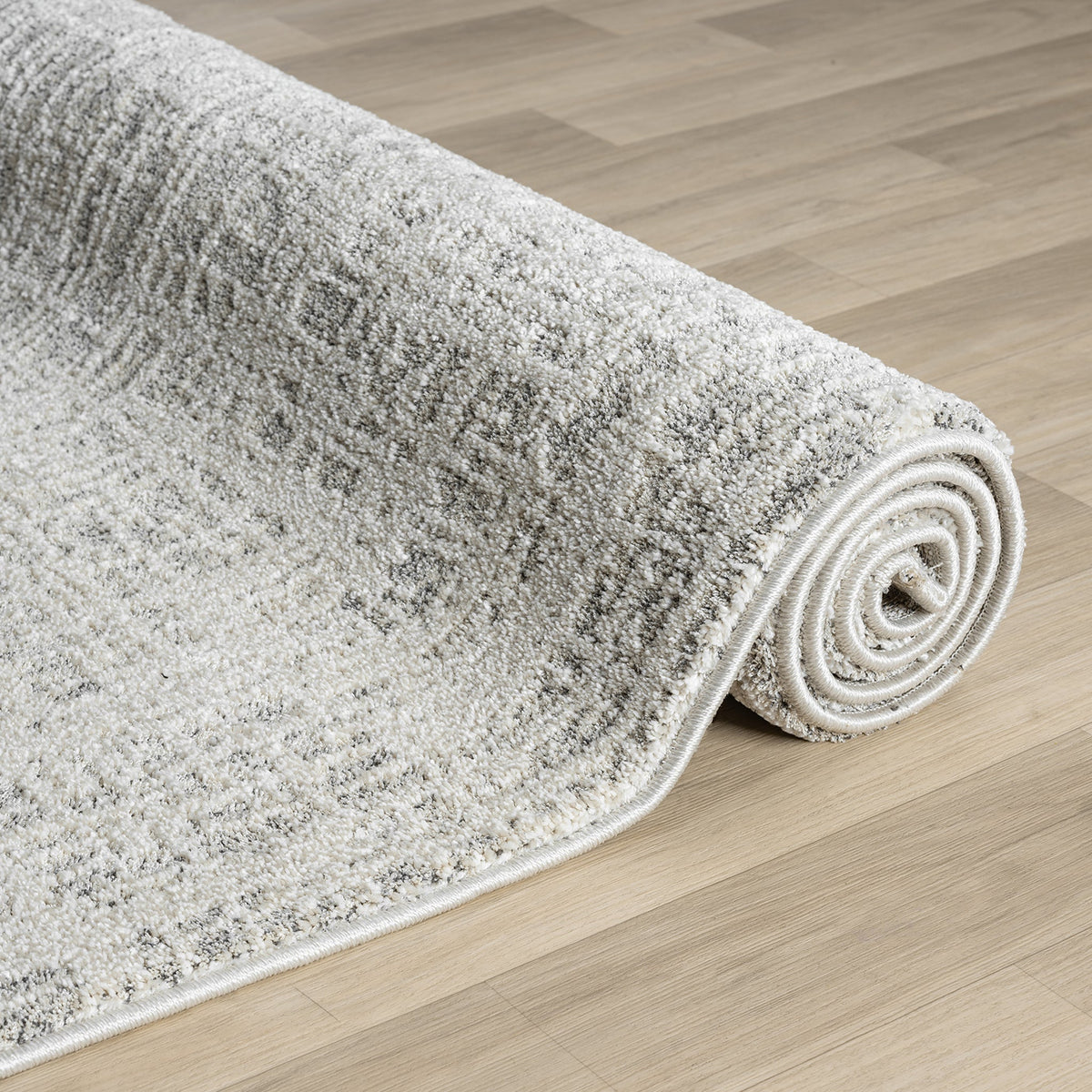 Nature 497 Linen Modern Hallway Runner