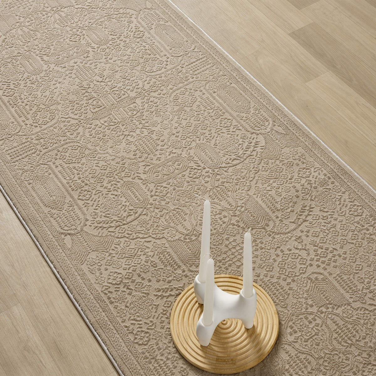 Noble 775 Natural Modern Hallway Runner
