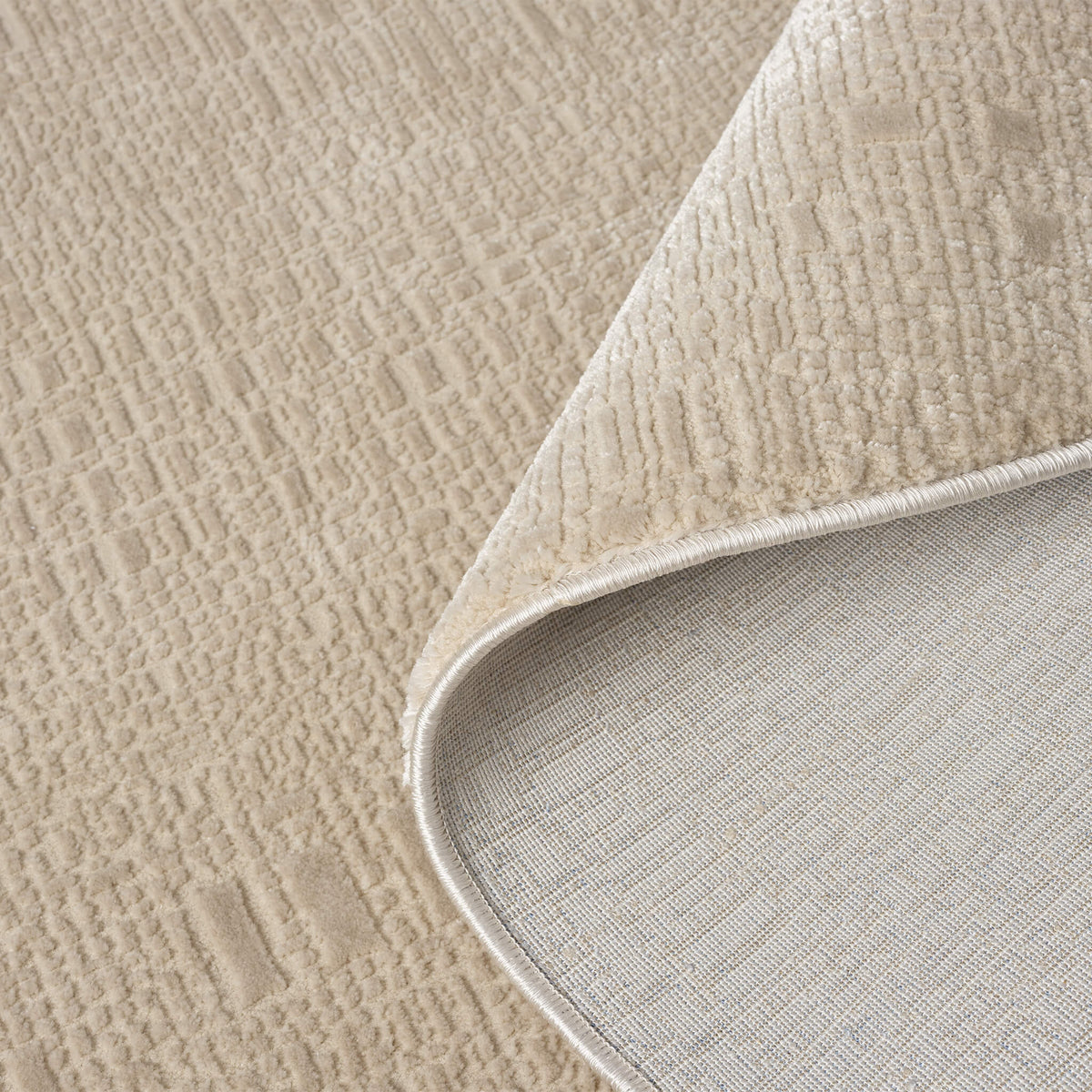 Noble 779 Fawn Modern Round Rug