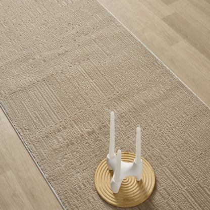 Noble 779 Fawn Modern Hallway Runner