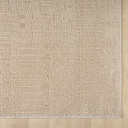 Noble 779 Fawn Modern Hallway Runner