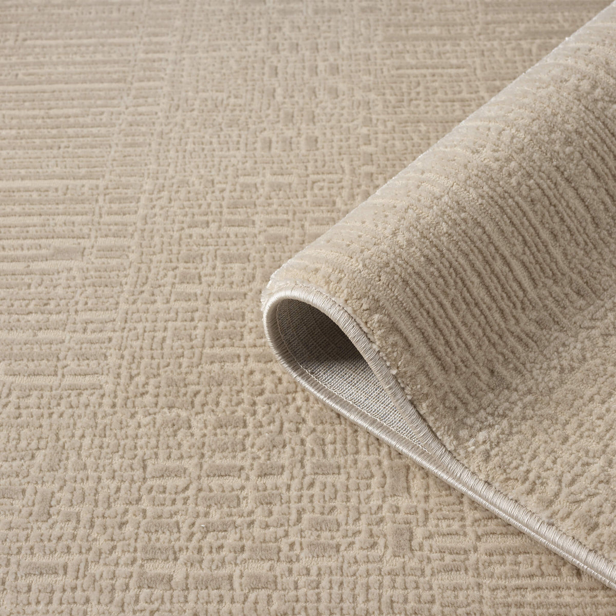 Noble 779 Fawn Modern Hallway Runner