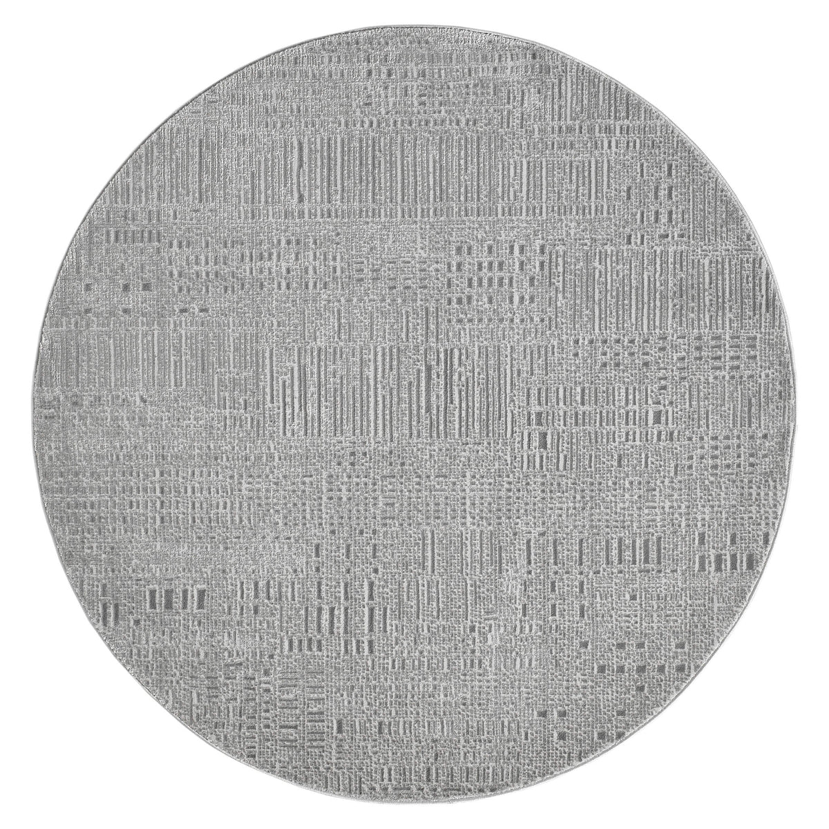 Noble 779 Slate Modern Round Rug