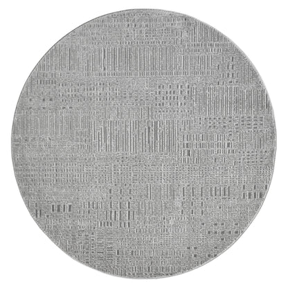 Noble 779 Slate Modern Round Rug
