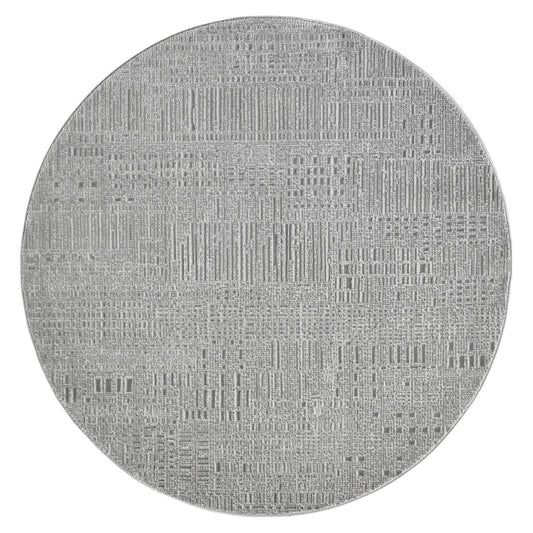 Noble 779 Slate Modern Round Rug