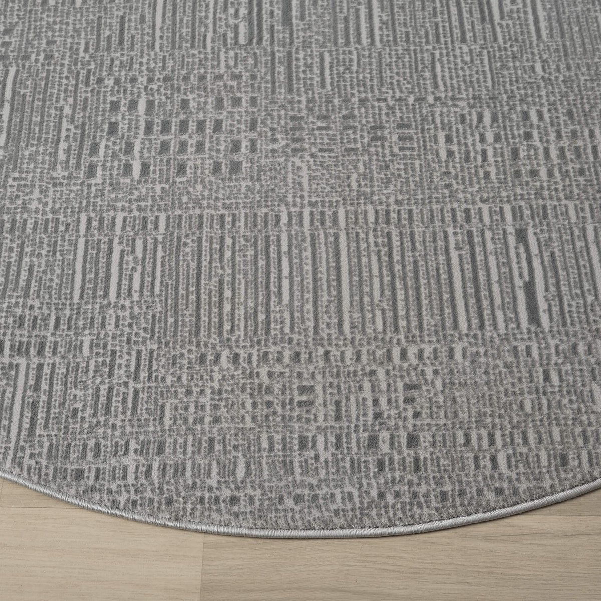 Noble 779 Slate Modern Round Rug