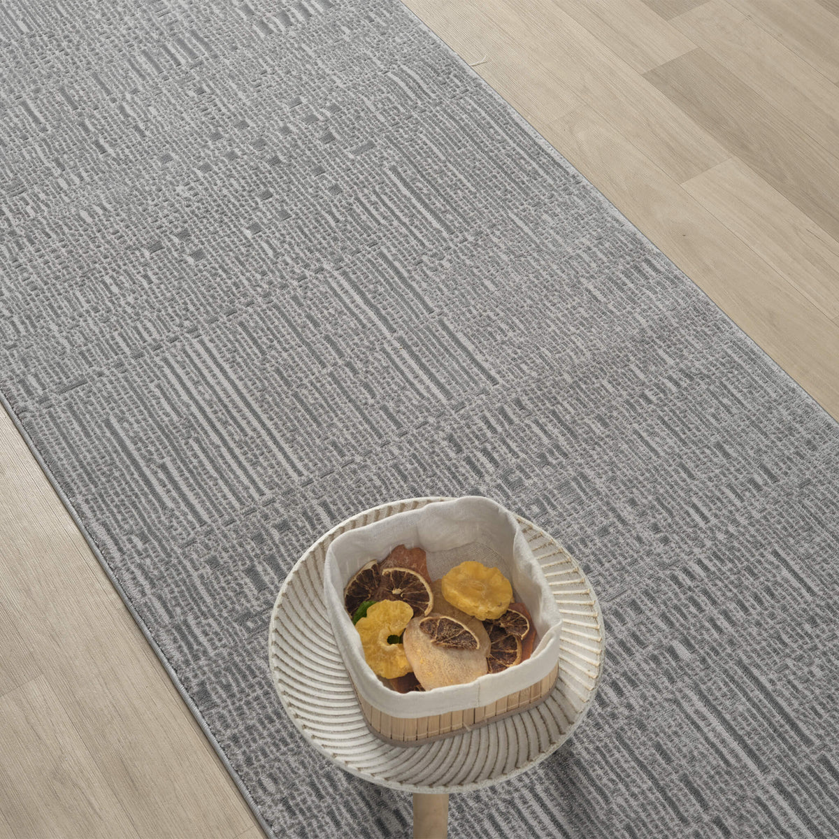 Noble 779 Slate Modern Hallway Runner