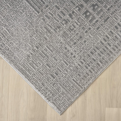 Noble 779 Slate Modern Hallway Runner
