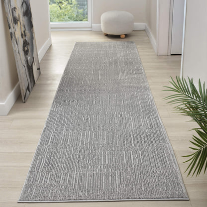 Noble 779 Slate Modern Hallway Runner