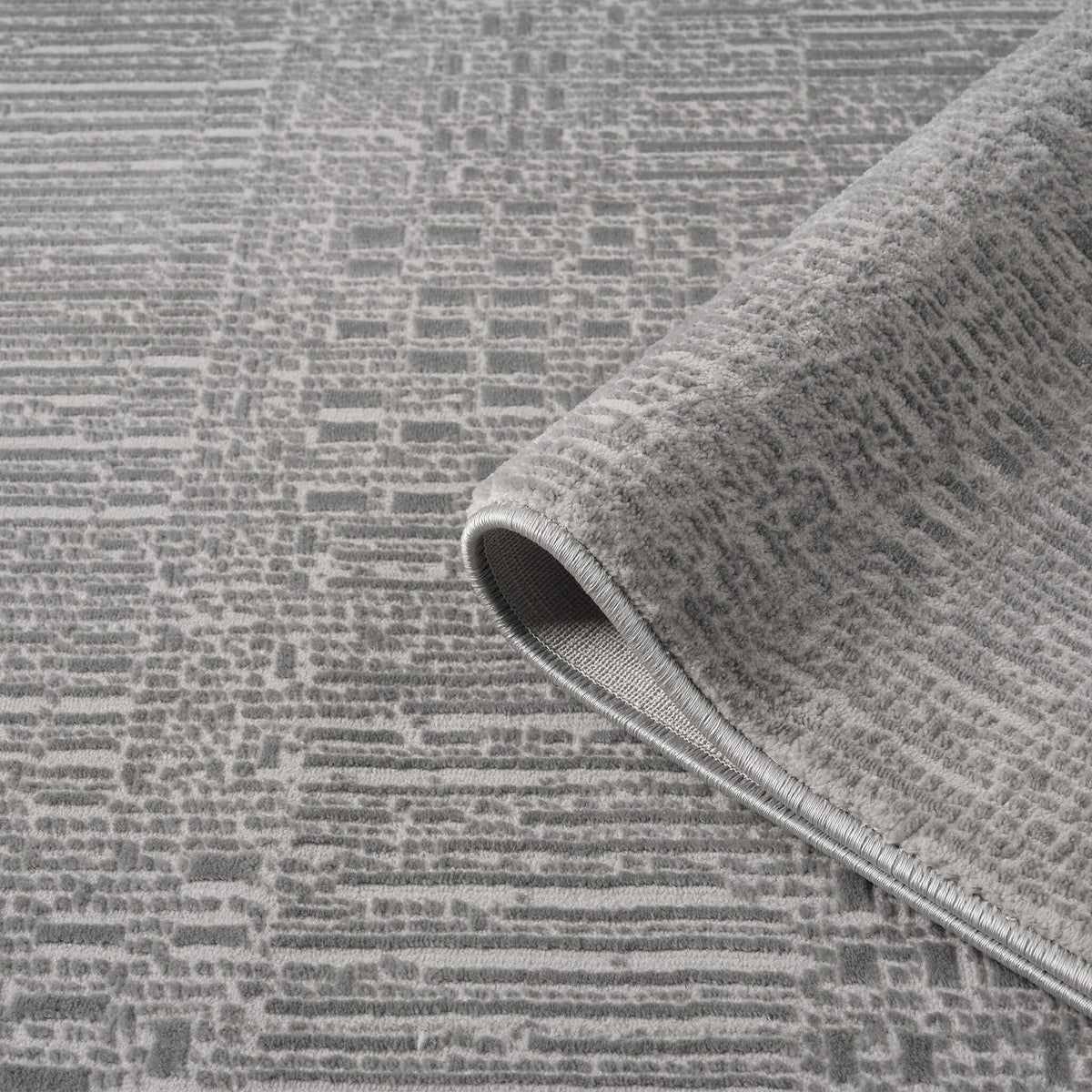 Noble 779 Slate Modern Hallway Runner