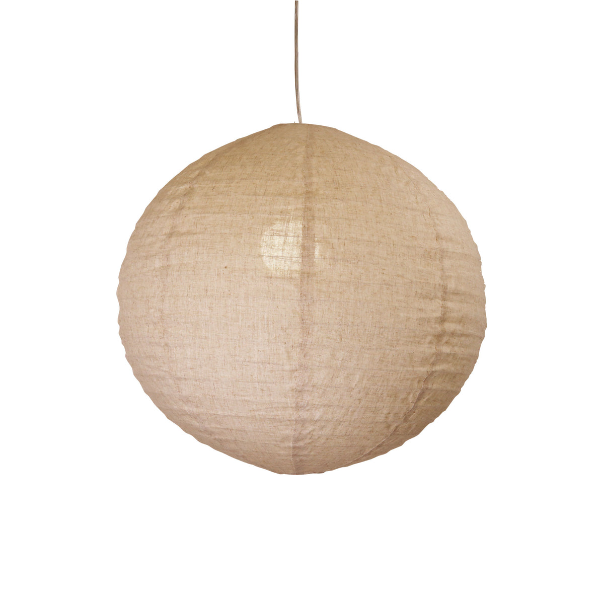 White Linen Shade Only - Kanto.60 Round Flax