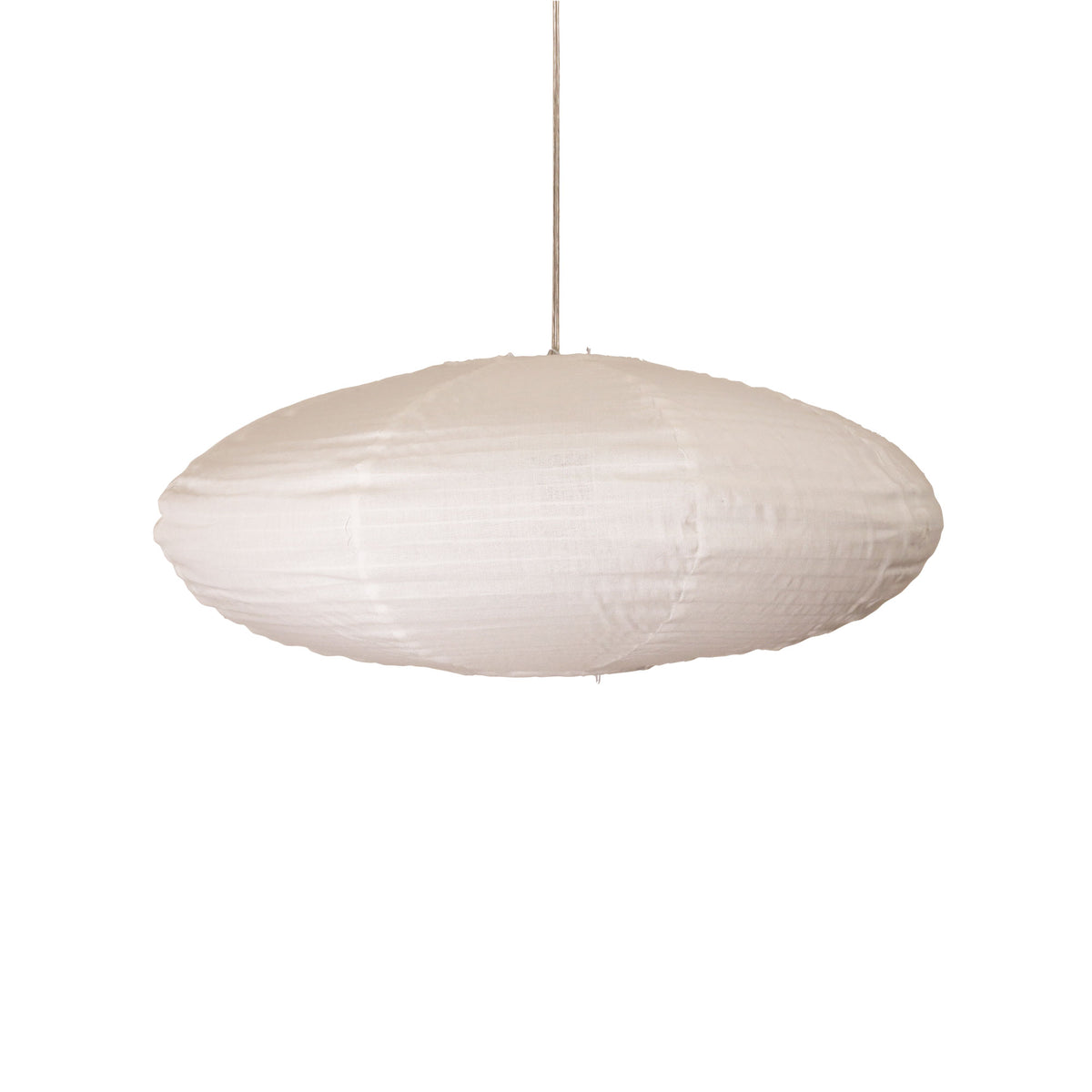 White Linen Shade Only - Kanto.60 Oval White