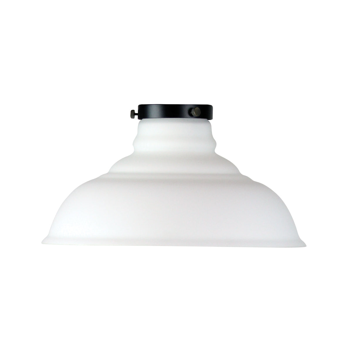 Classic 35cm Opal Glass Shade and Gallery - Toledo Opal Matt