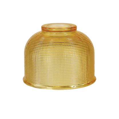 15cm Retro Halophane Glass Shade - Maison 15 Amber