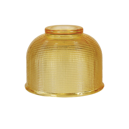 15cm Retro Halophane Glass Shade - Maison 15 Amber