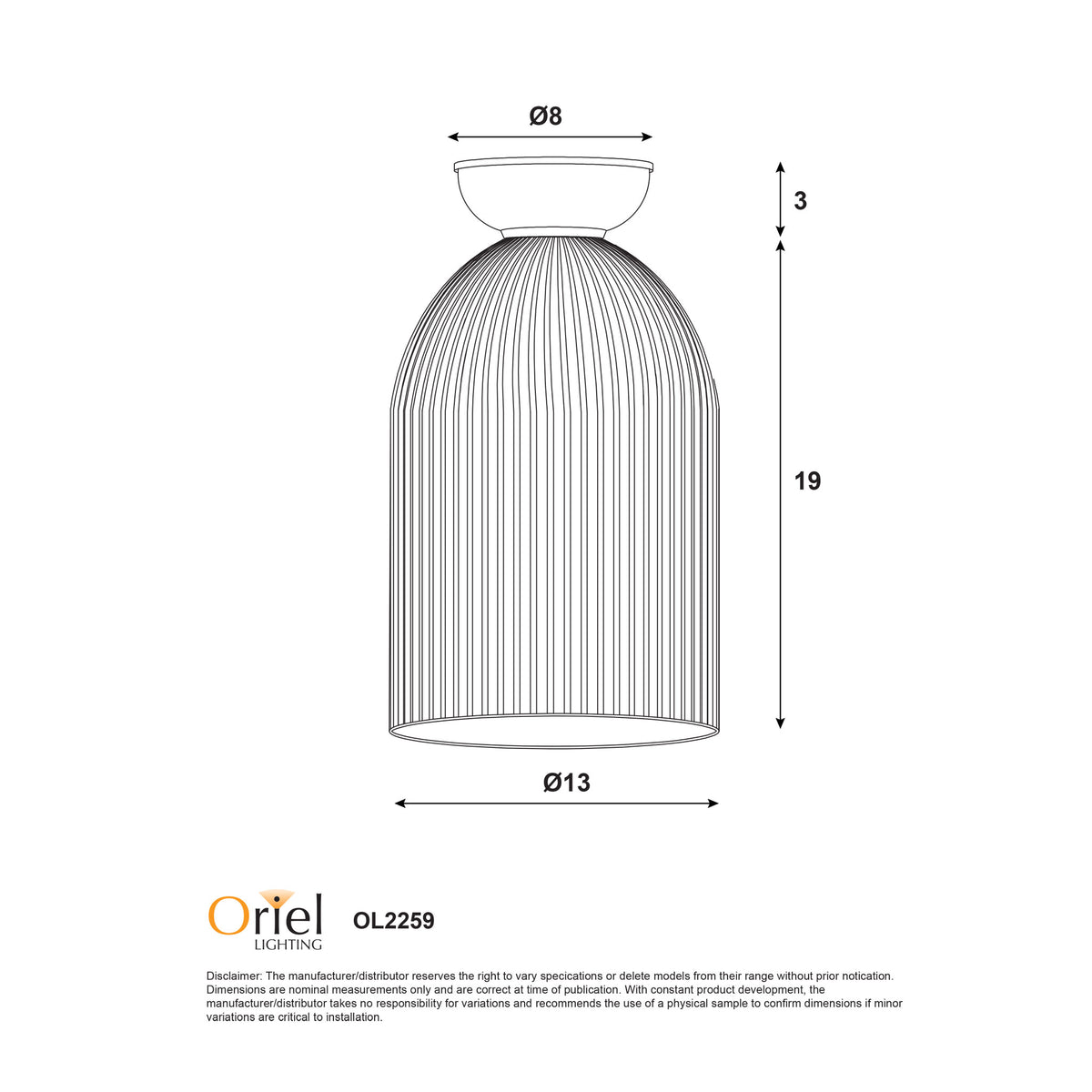 Ribbed Glass DIY Shade - Arley DIY
