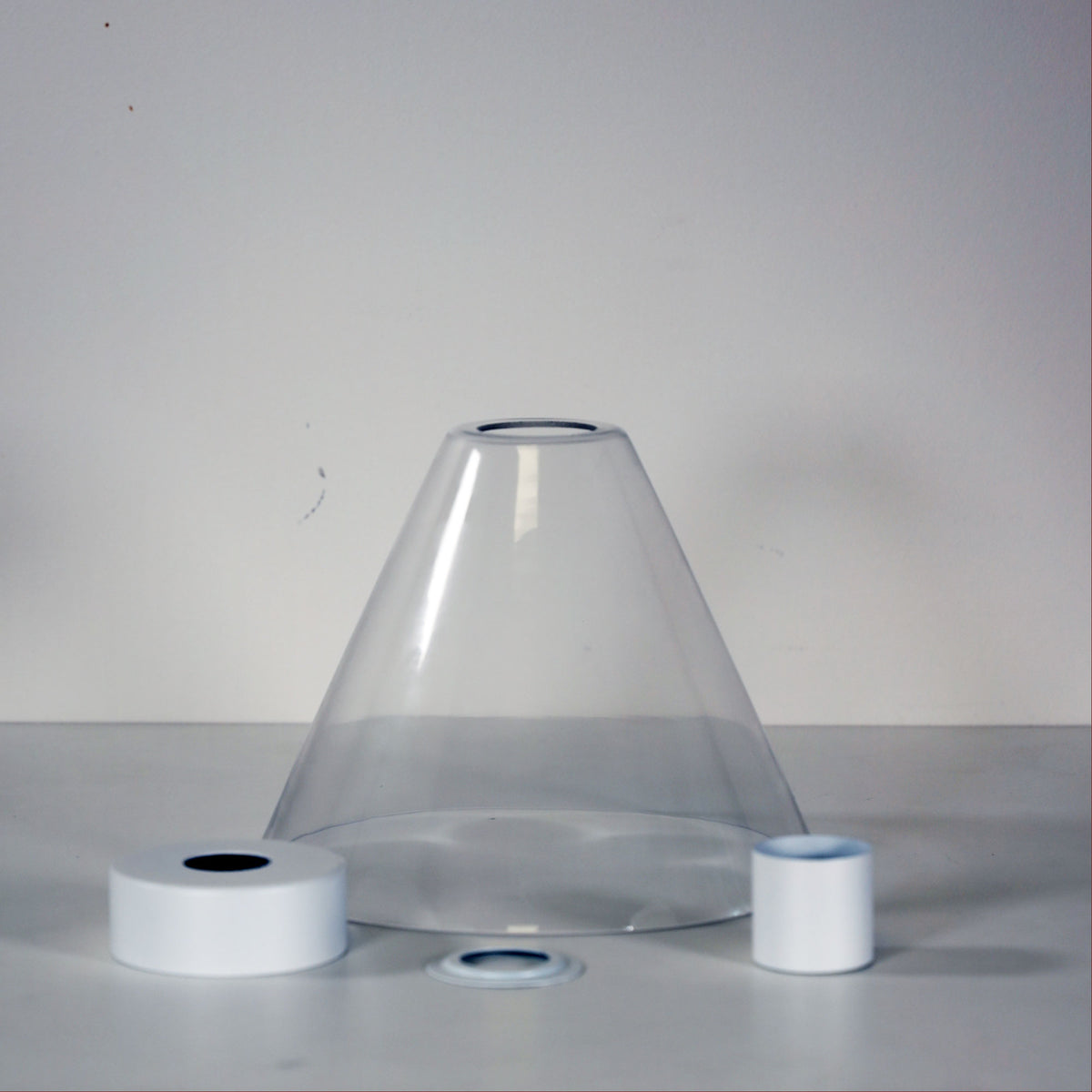 Clear Glass DIY - Heath DIY White