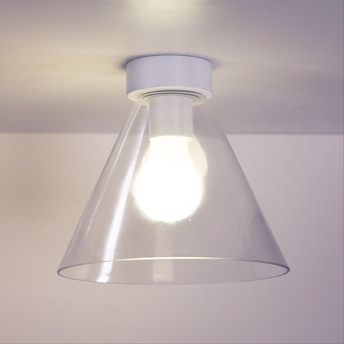 Clear Glass DIY - Heath DIY White