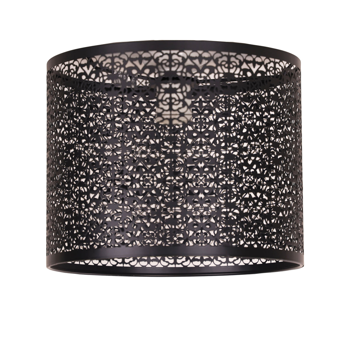 Laser Cut Metal DIY Ceiling Light - Bursa Black