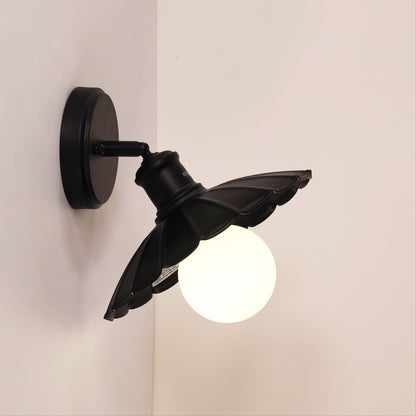 25cm Pleated Metal Shade - Brolli.25 Black