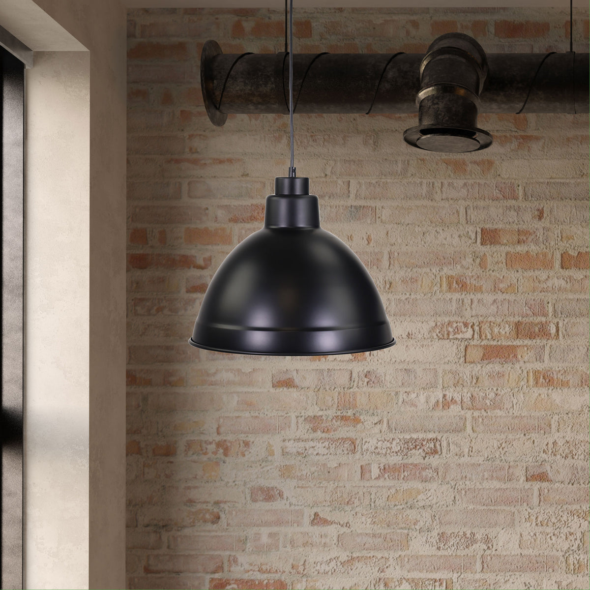 35cm Industrial Style Shade - Yard.35 Black