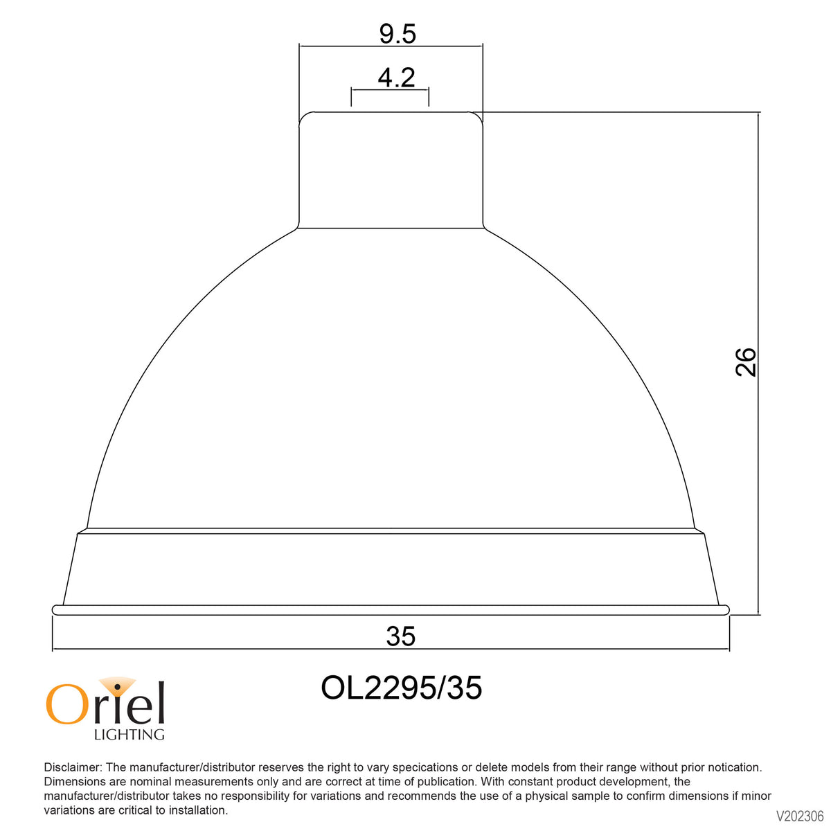 35cm Industrial Style Shade - Yard.35 Black