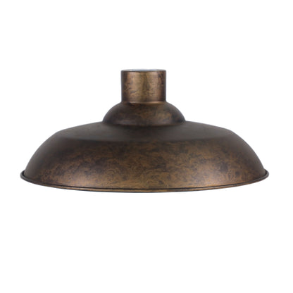 38cm Industrial Vintage Pendant Shade - Slater 38 Rust Finish