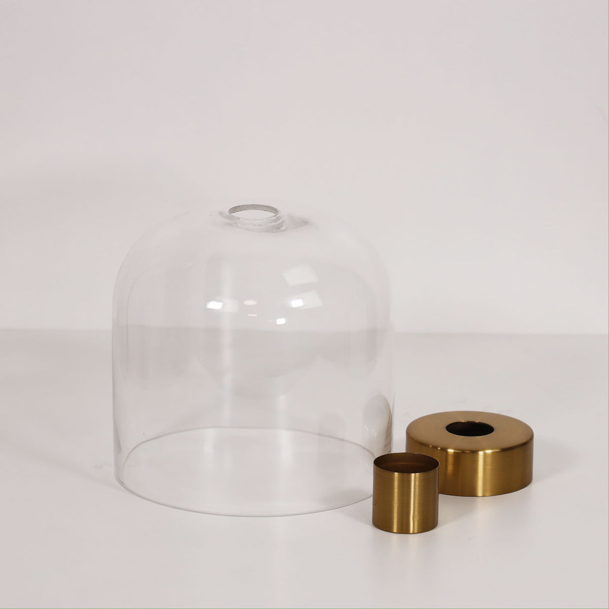 Metal and Glass DIY Shade - Burton DIY Brass