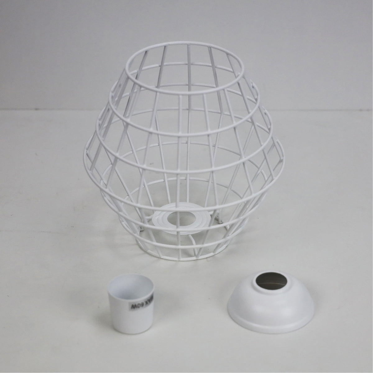 Wire Retro Industrial DIY Shade - Maci.18 White
