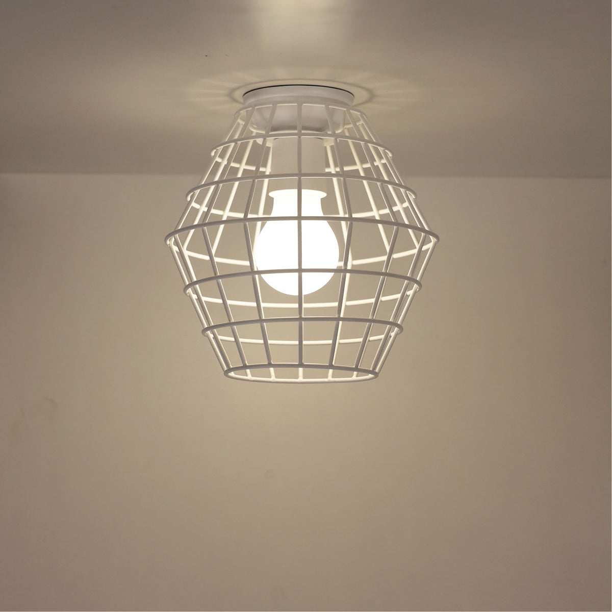 Wire Retro Industrial DIY Shade - Maci.18 White