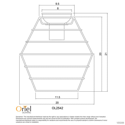 Wire Retro Industrial DIY Shade - Maci 18 Black