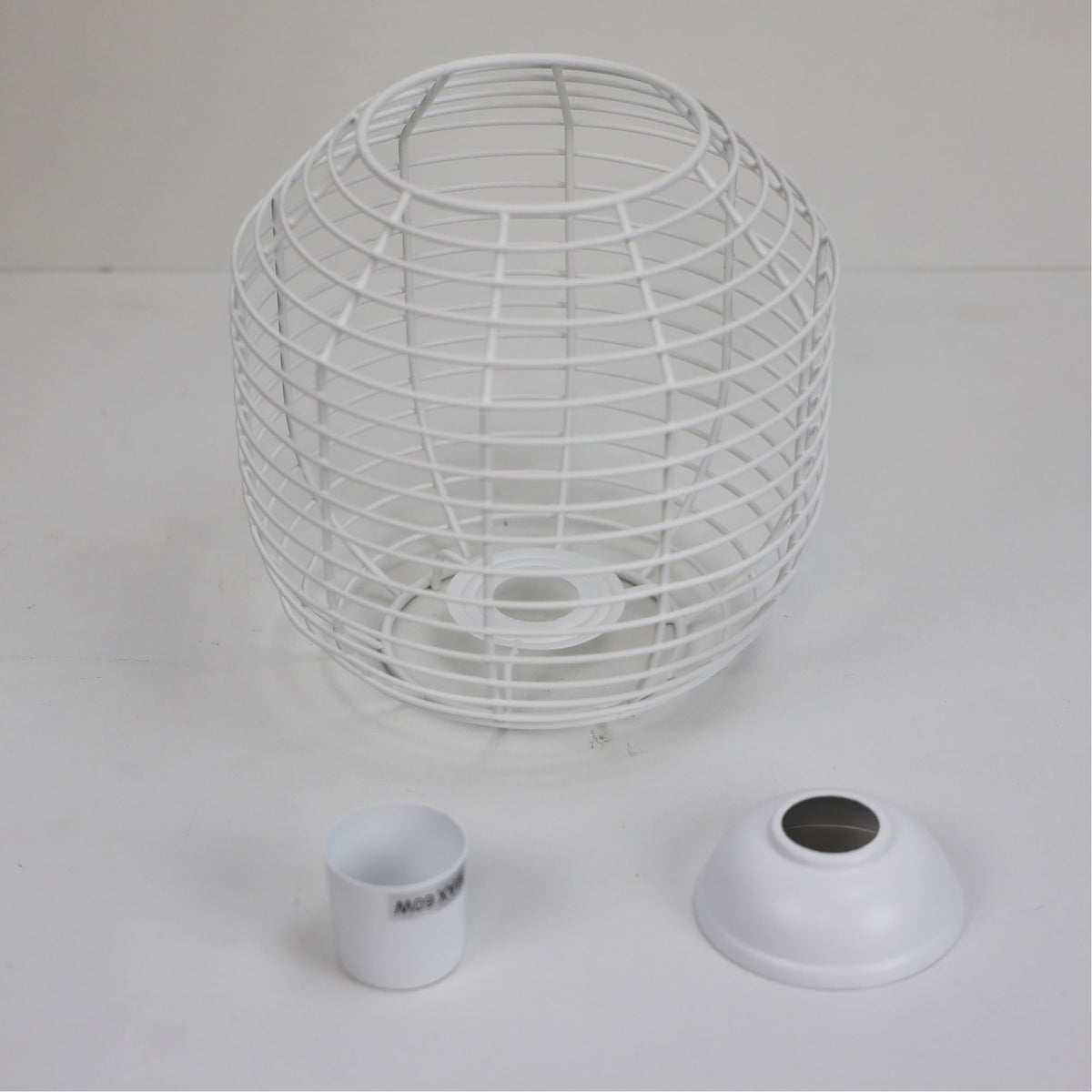 Wire Retro Industrial DIY Shade - Eve.18 White