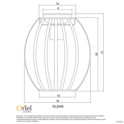 Industrial Style DIY Shade - Stave.18 Black