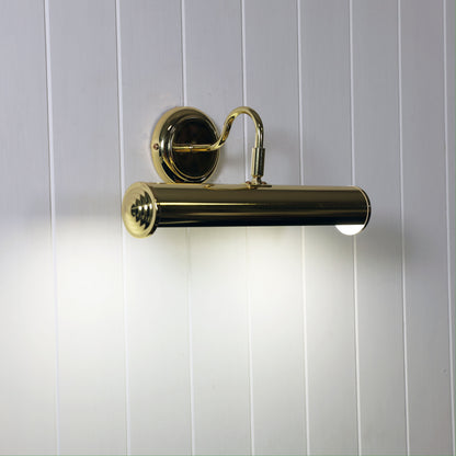 Polished Brass Plated Wall Light - Picture Light Brass
