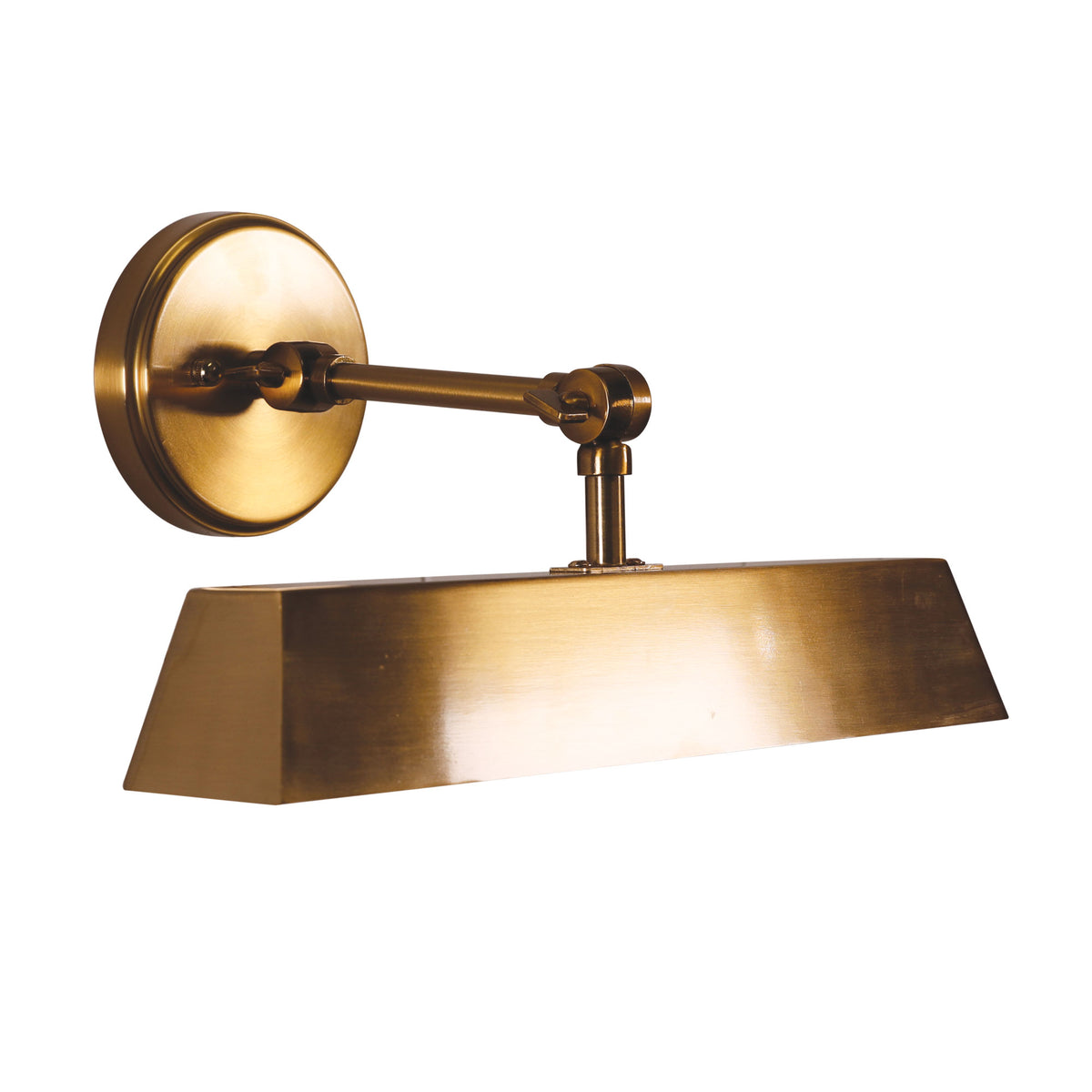 Adjustable Metal Wall Light - Loxby Satin Brass