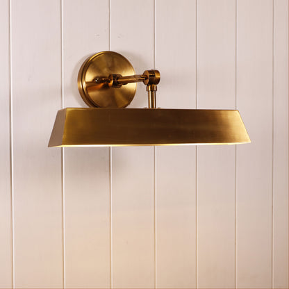 Adjustable Metal Wall Light - Loxby Satin Brass