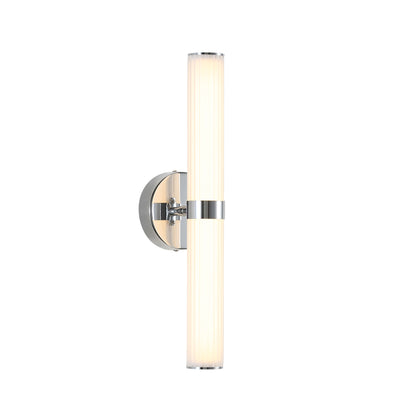 Ribbed Tricolour LED Wall Light - Sassy Chrome