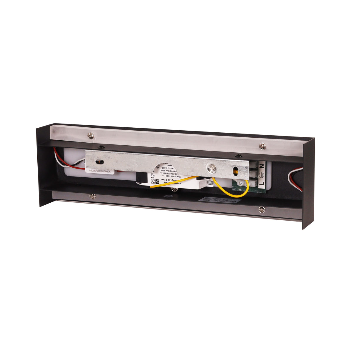 Tricolour LED Wall Light - Rafter.30 Black