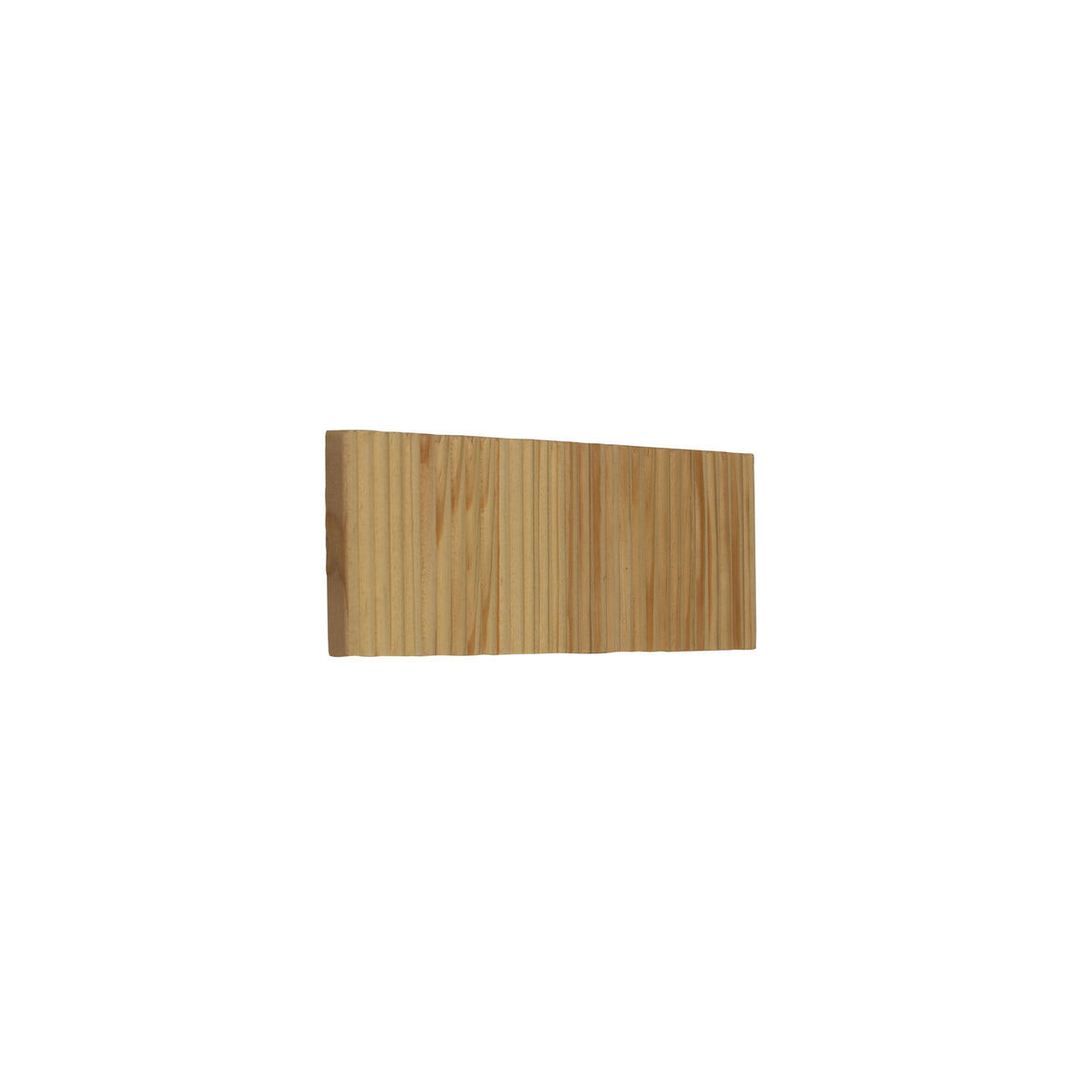 Tricolour LED Wall Light - Rafter.30 Scalloped Wood