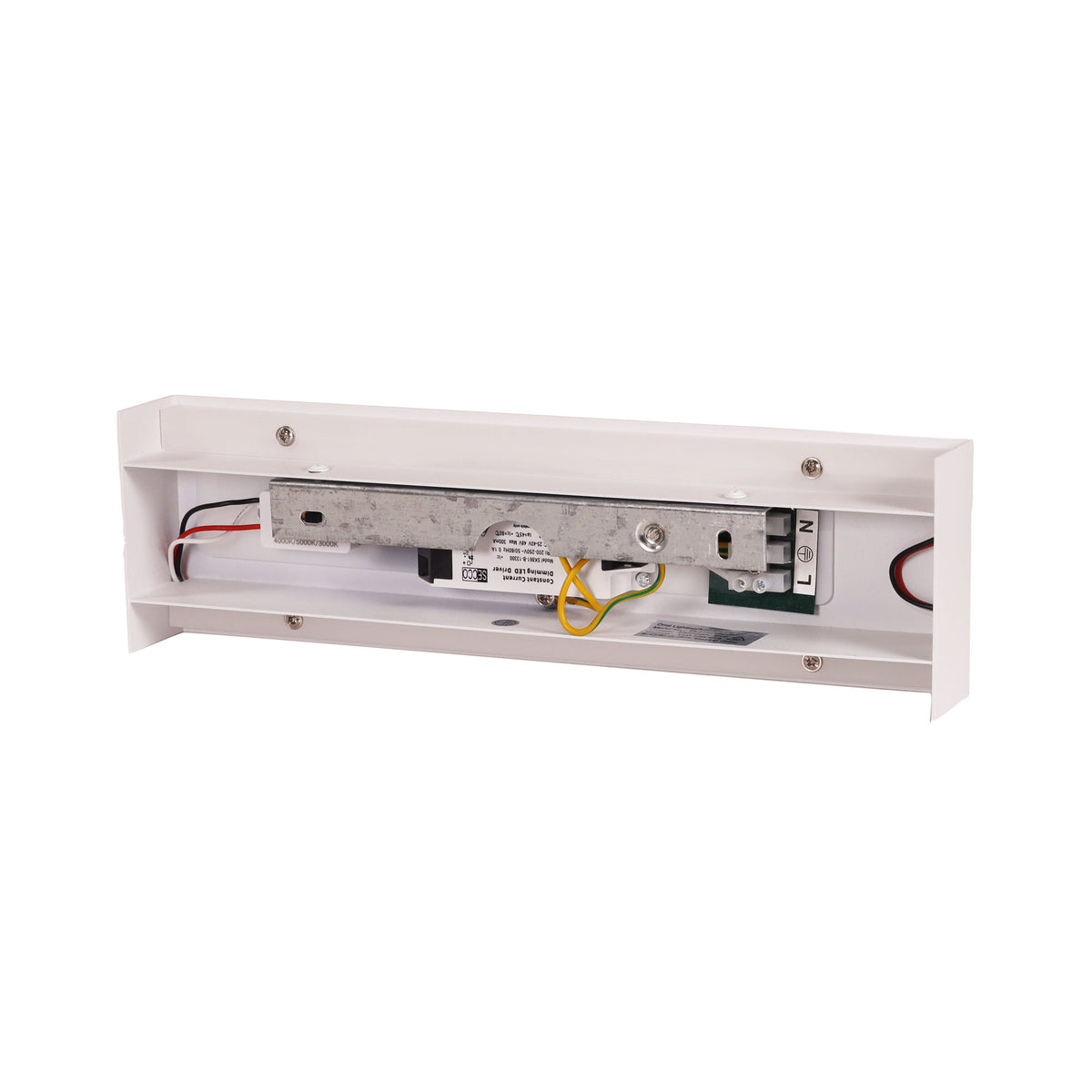 Tricolour LED Wall Light - Rafter.30 White