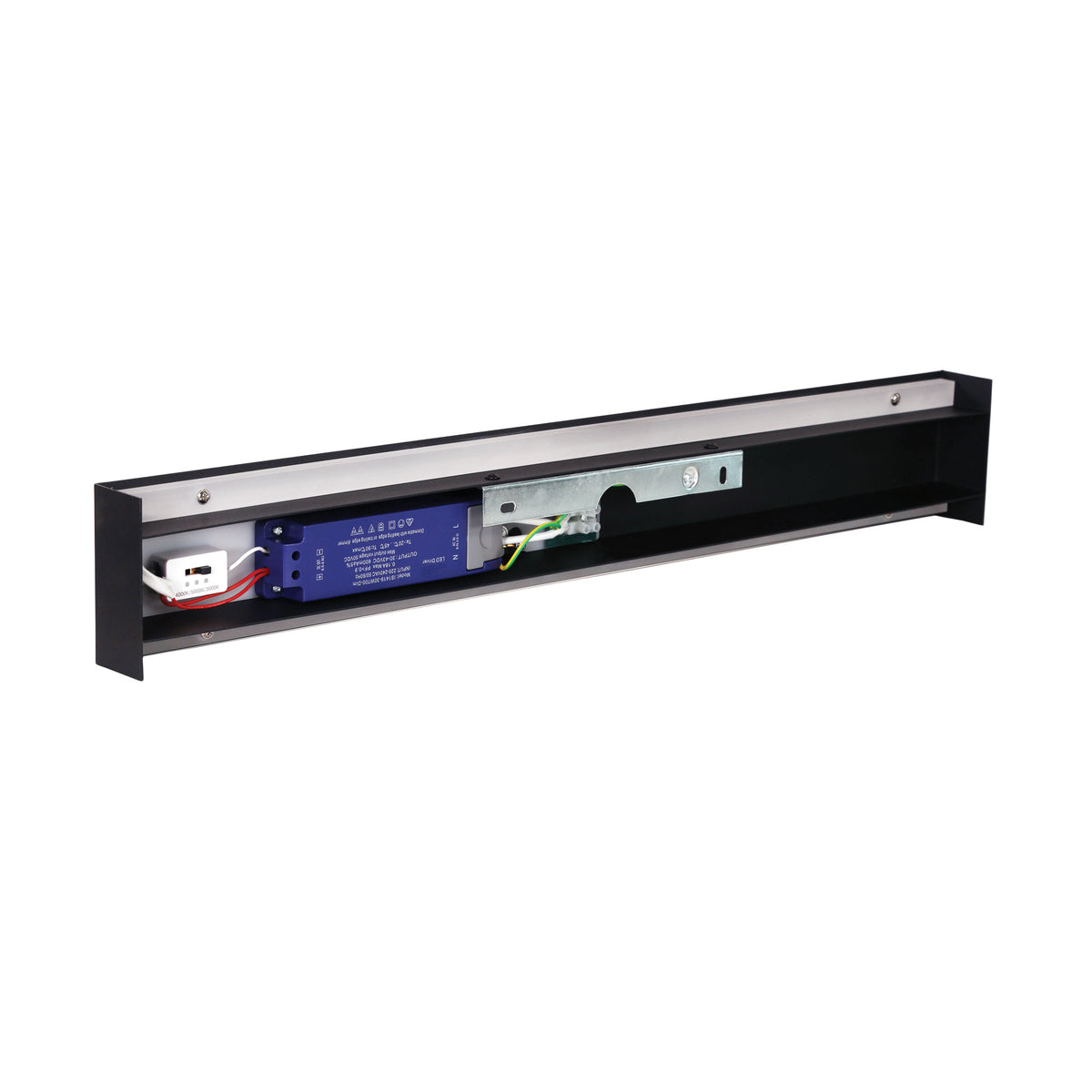 Tricolour LED Wall Light - Rafter.60 Black