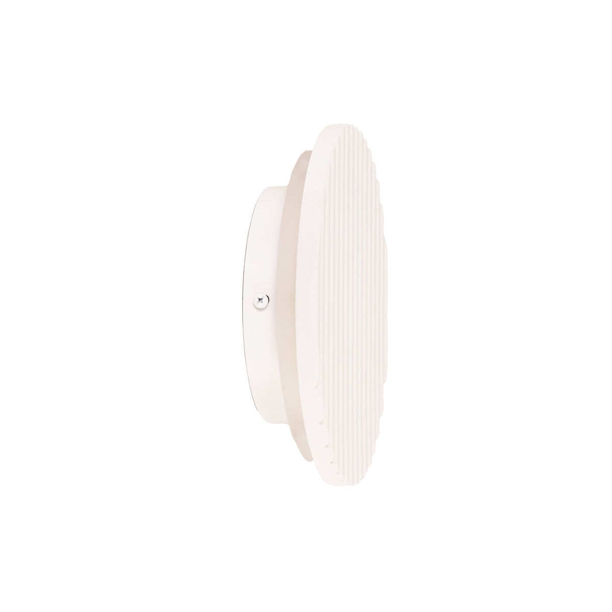 Tri-Colour LED Wall Light - Dot.20 Scalloped Plaster