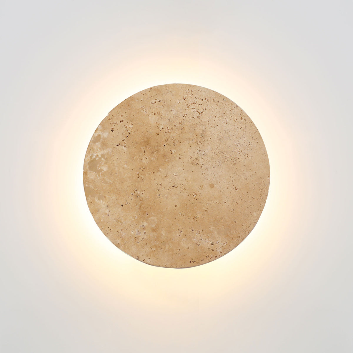 Tri-Colour LED Wall Light - Dot.20 Travertine