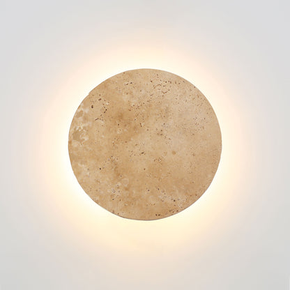 Tri-Colour LED Wall Light - Dot.20 Travertine