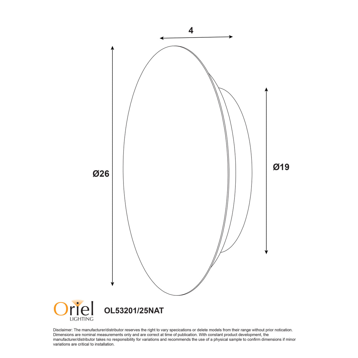 Tri-Colour LED Wall Light - Dot.25 Natural Wood