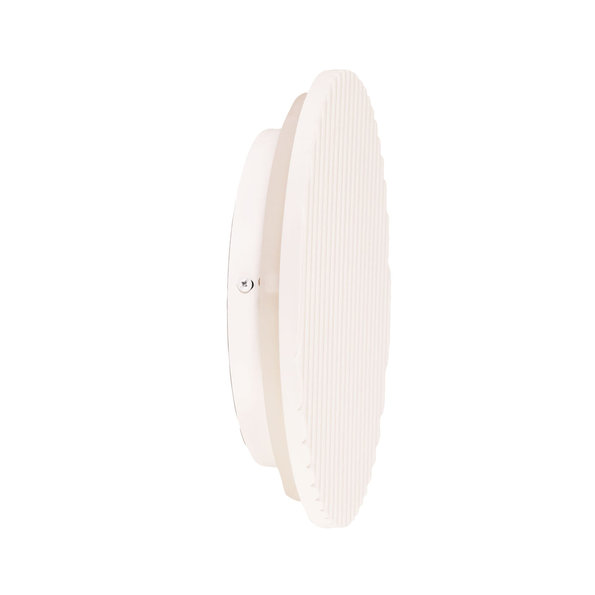 Tri-Colour LED Wall Light - Dot.25 Scalloped Plaster
