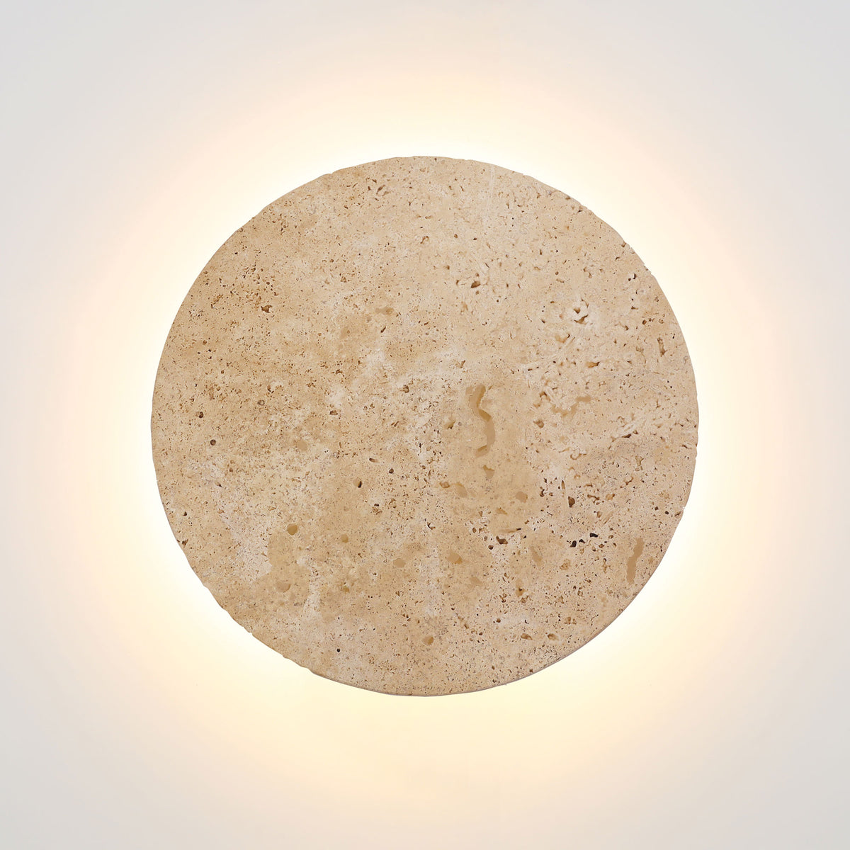 Tri-Colour LED Wall Light - Dot.25 Travertine
