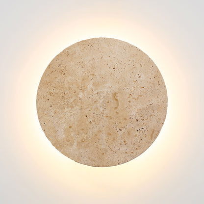 Tri-Colour LED Wall Light - Dot.25 Travertine